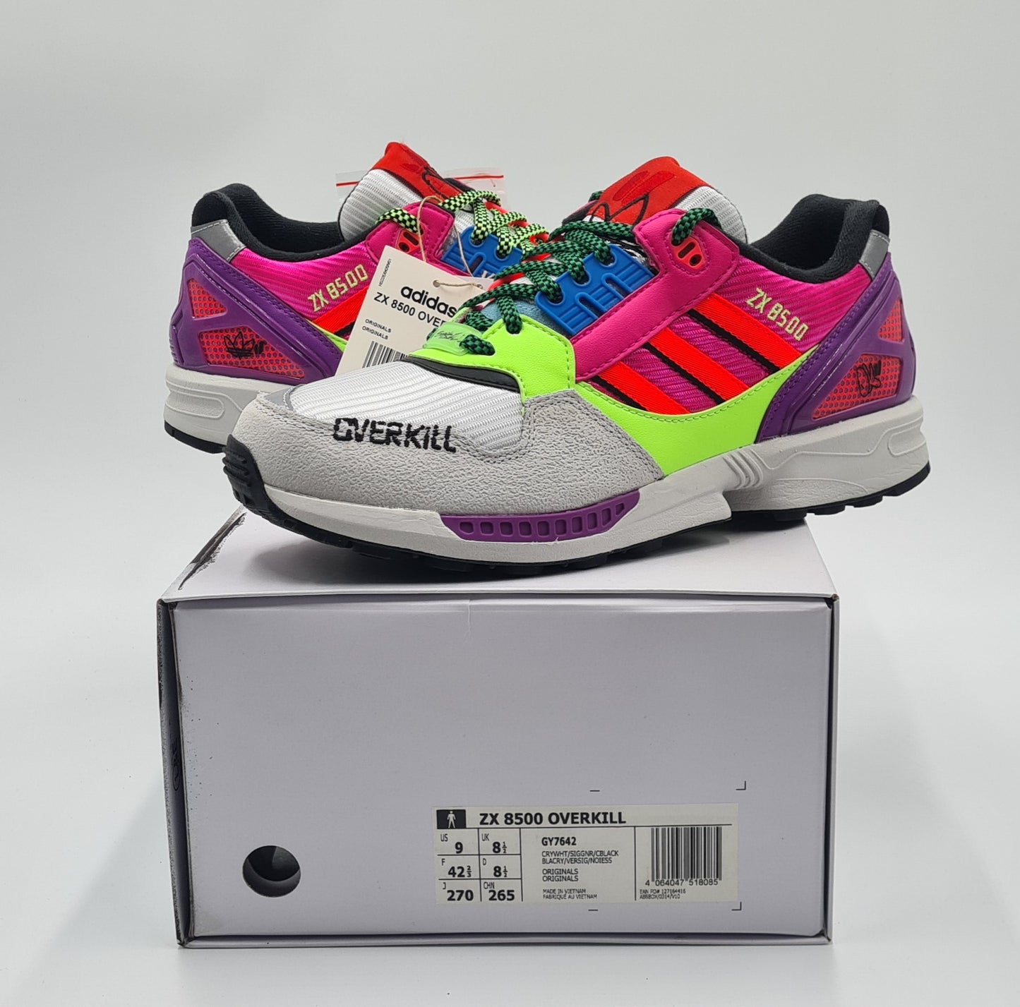 *NEU* 2021 Adidas ZX 8500 'Overkill' UK 8,5 / EUR 42 2/3
