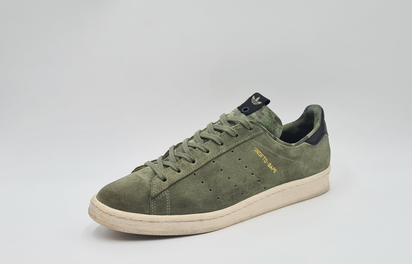 *Guter Zustand* 2012 Adidas Campus 80s Undefeated X Bape Grün Gr. UK 9 / EUR 43 1/3