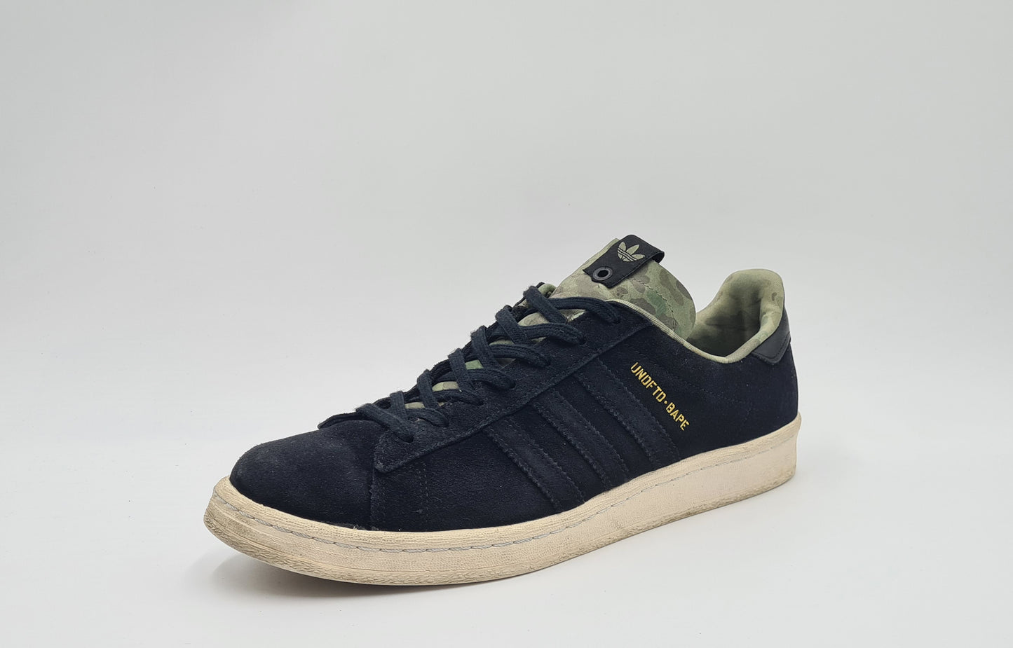 2013 Adidas Campus 80s Undefeated X Bape Schwarz Gr. UK 9 / EUR 43 1/3
