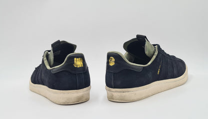 2013 Adidas Campus 80s Undefeated X Bape Schwarz Gr. UK 9 / EUR 43 1/3