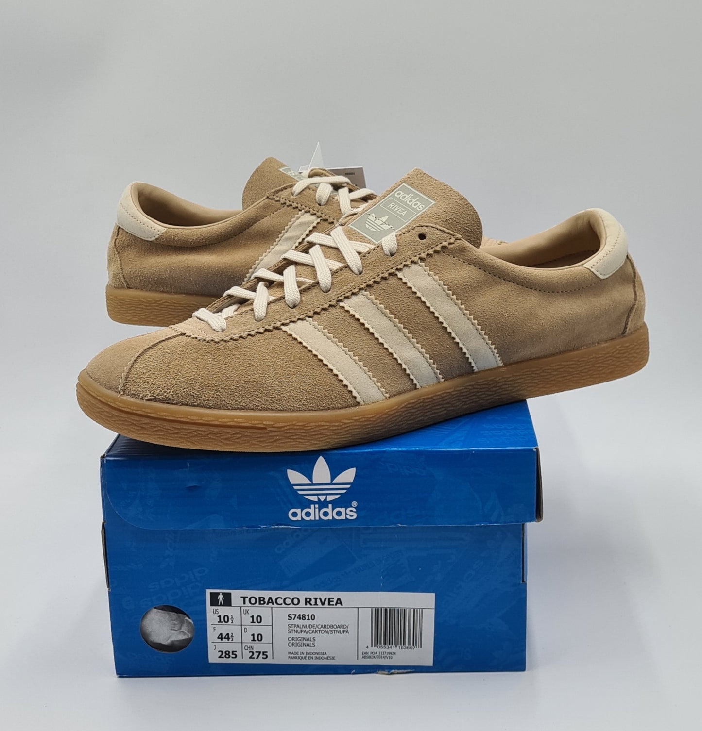 *NEU* 2016 Adidas Tobacco Rivea Retro Gr. UK 10 / EUR 44 2/3