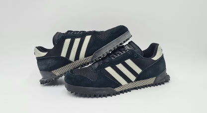*Guter Zustand* 2002 Adidas Marathon TR Schwarz UK 8,5 / EUR 42 2/3