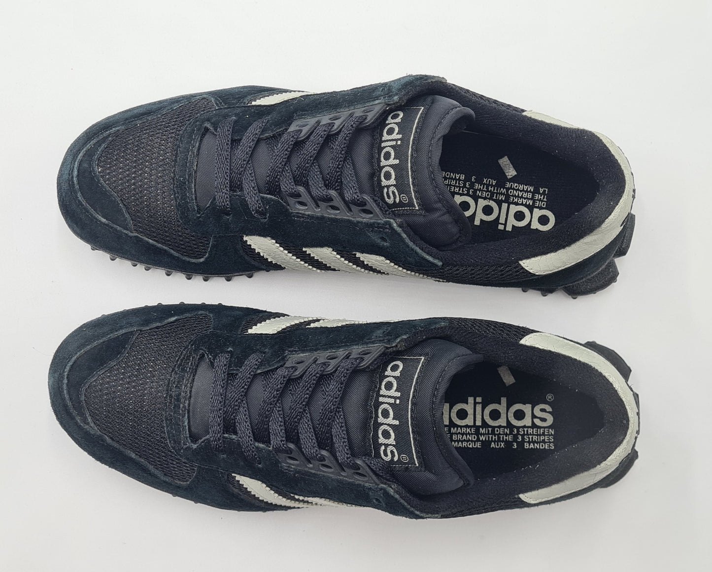 *Guter Zustand* 2002 Adidas Marathon TR Schwarz UK 8,5 / EUR 42 2/3
