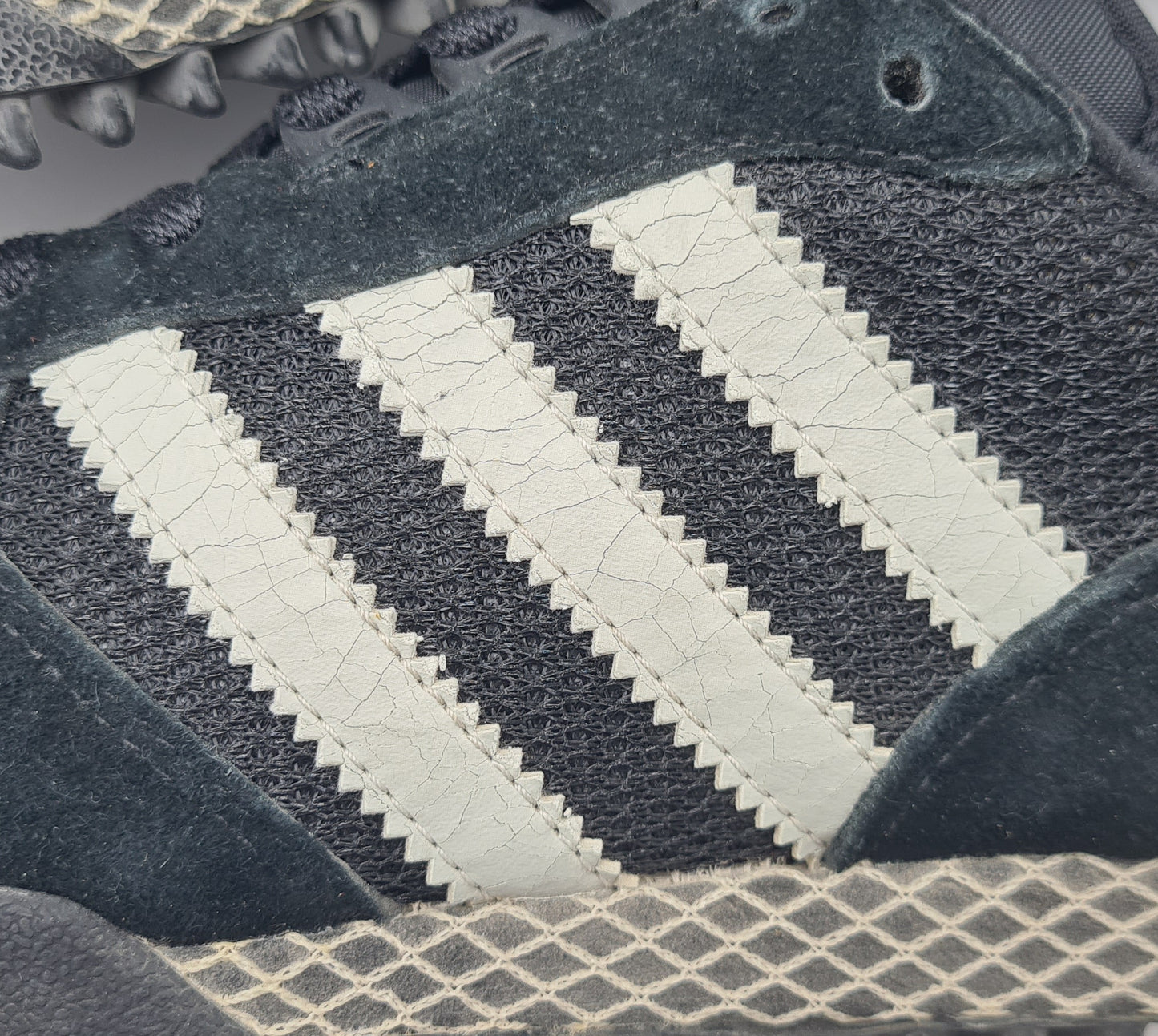 *Guter Zustand* 2002 Adidas Marathon TR Schwarz UK 8,5 / EUR 42 2/3