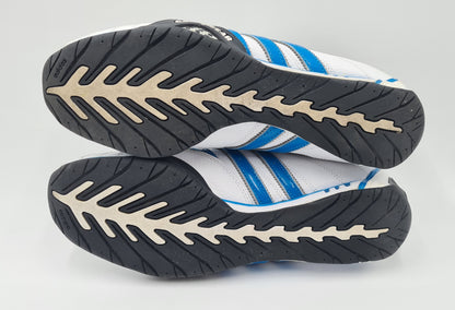 *LIKE NEW* 2014 Adidas Adi Racer Low Goodyear White Blue UK 9.5 / EUR 44