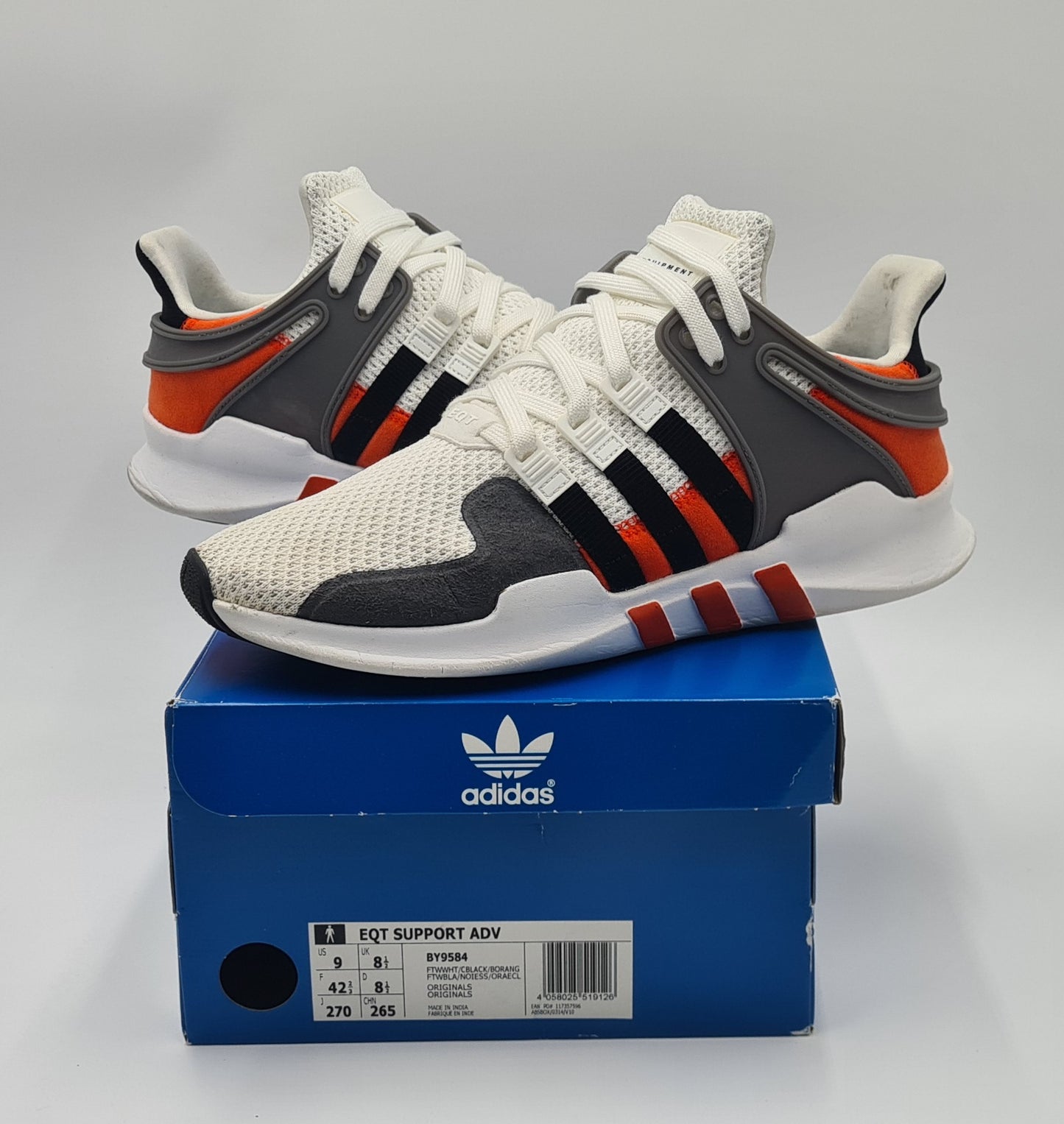 *Guter Zustand* 2017 Adidas EQT Support ADV Gr. UK 8,5 / EUR 42 2/3