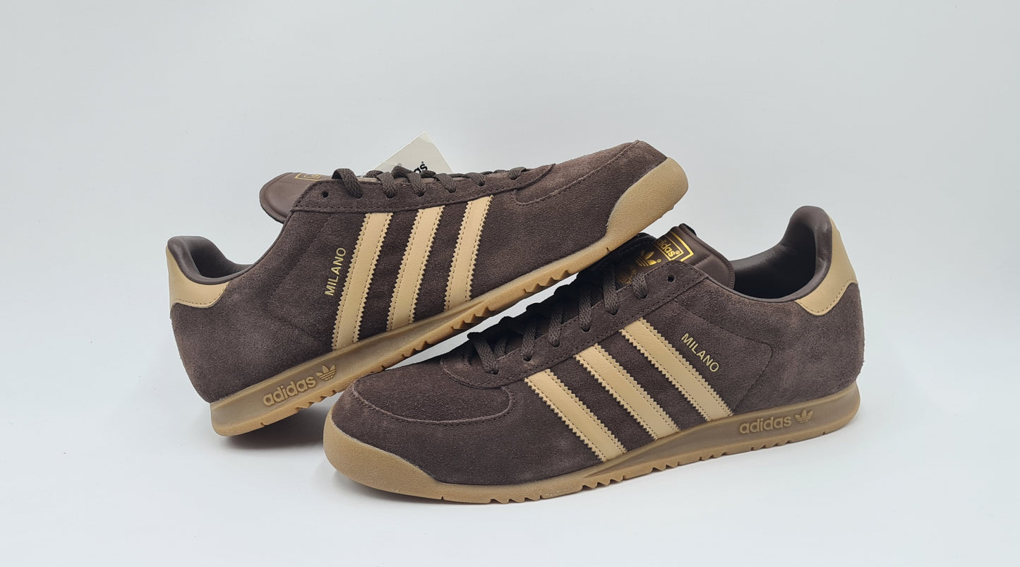 *NEU* 2016 Adidas Milano Retro Braun Gr. UK 10 / EUR 44 2/3