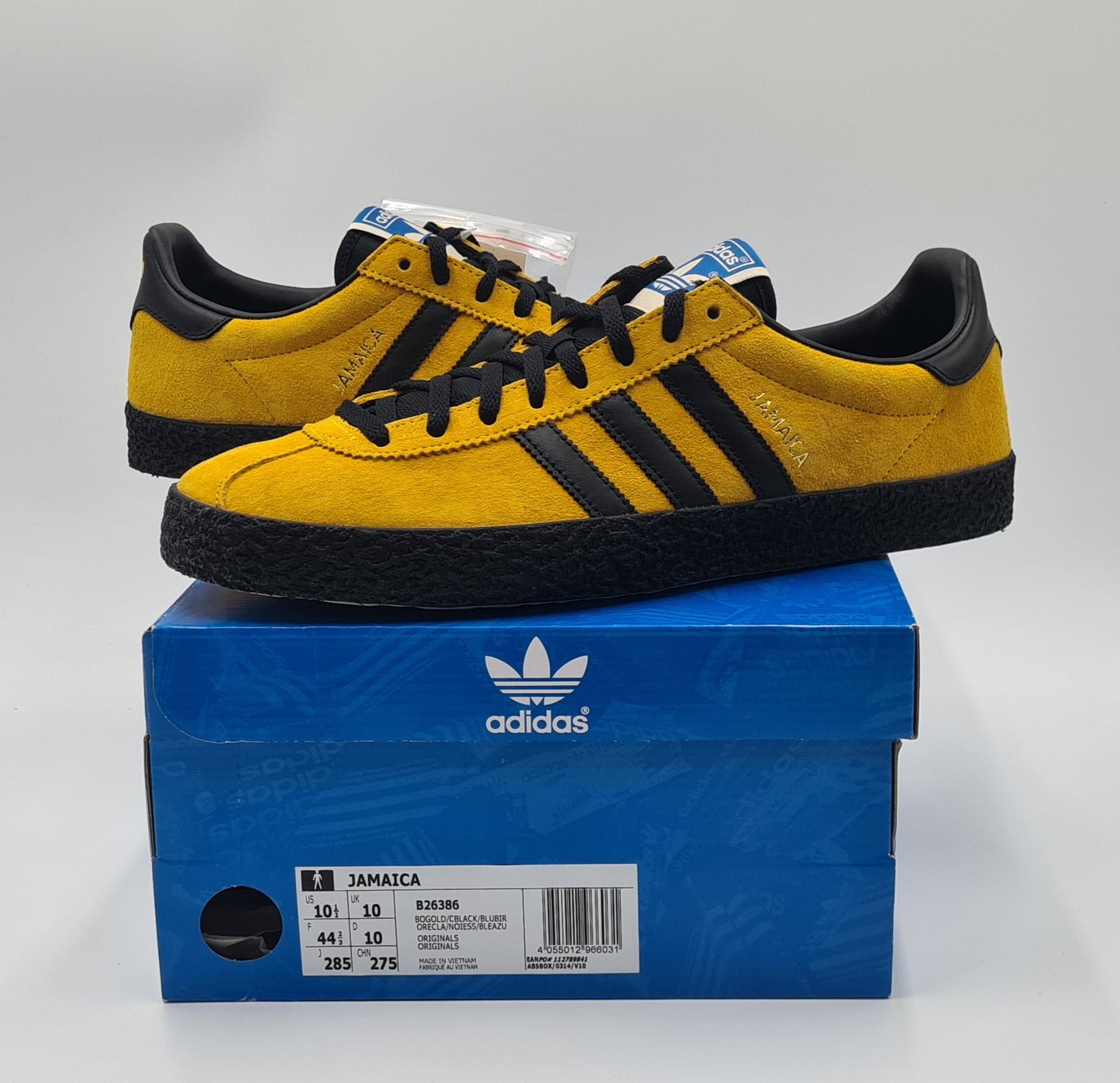 *NEU* 2015 Adidas Jamaica Gelb Gr. UK 10 / EUR 44 2/3