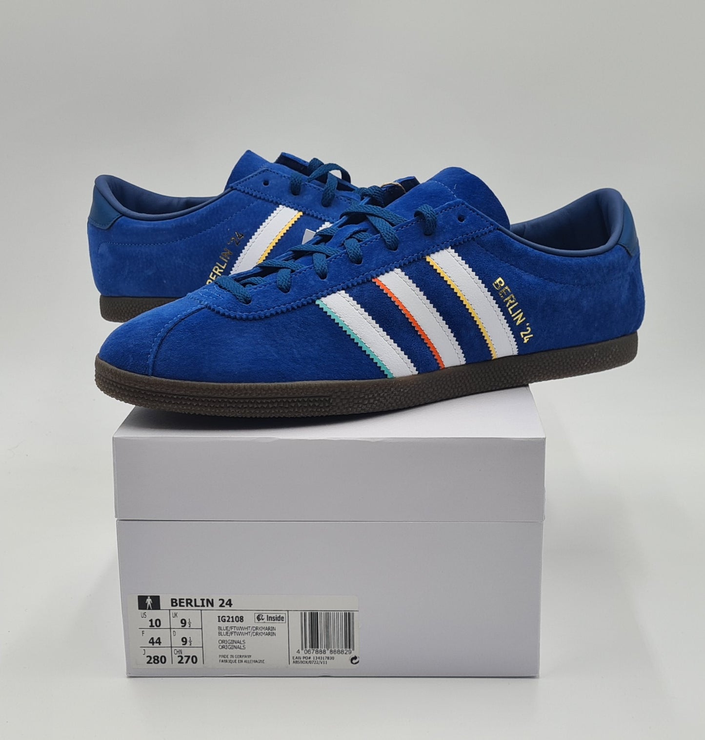 *NEU* 2024 Adidas Berlin 24 Retro Made in Germany Gr. UK 9,5 / EUR 44