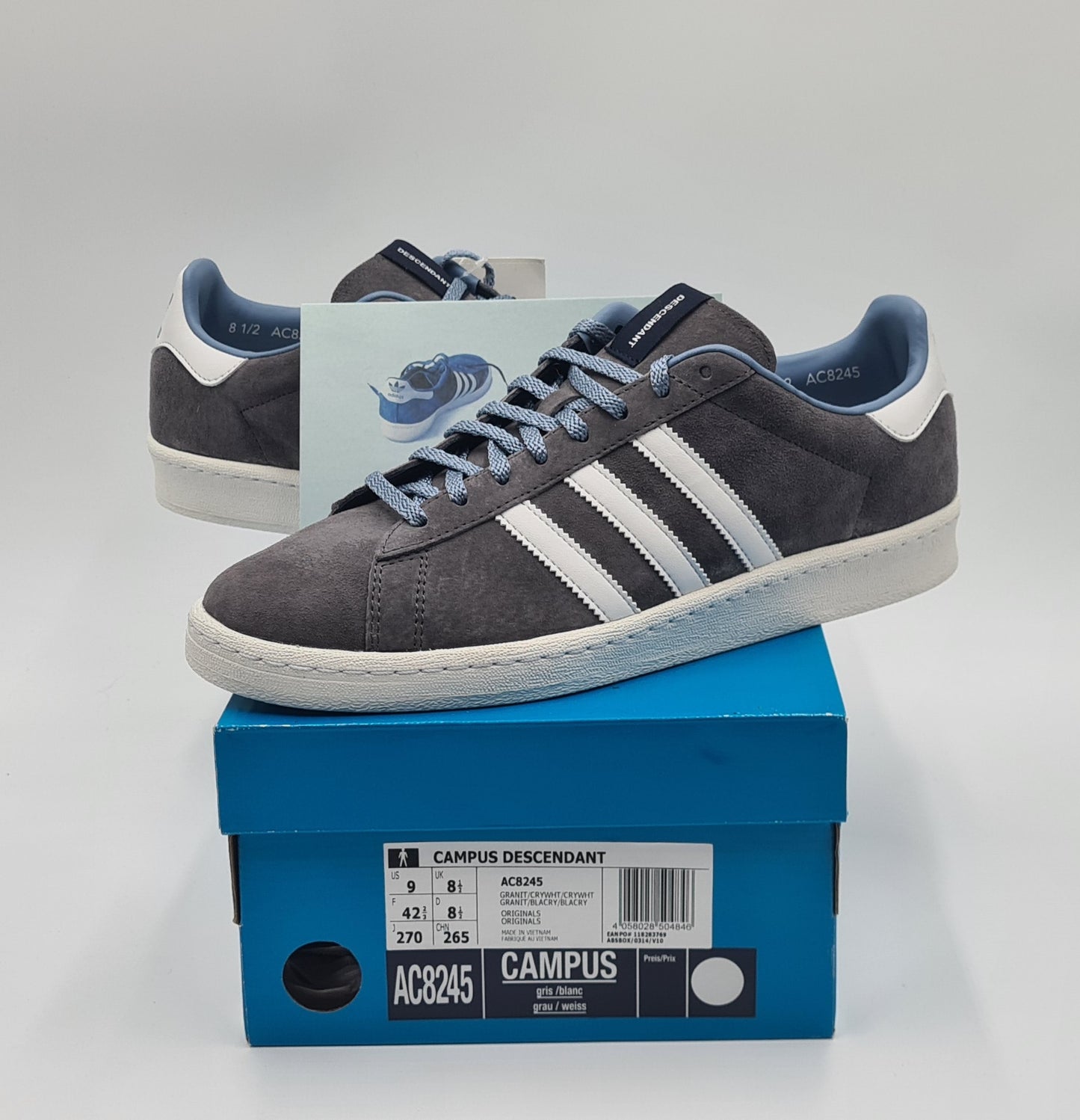 *NEU* 2017 Adidas Campus X Descendant Gr. UK 8,5 / EUR 42 2/3