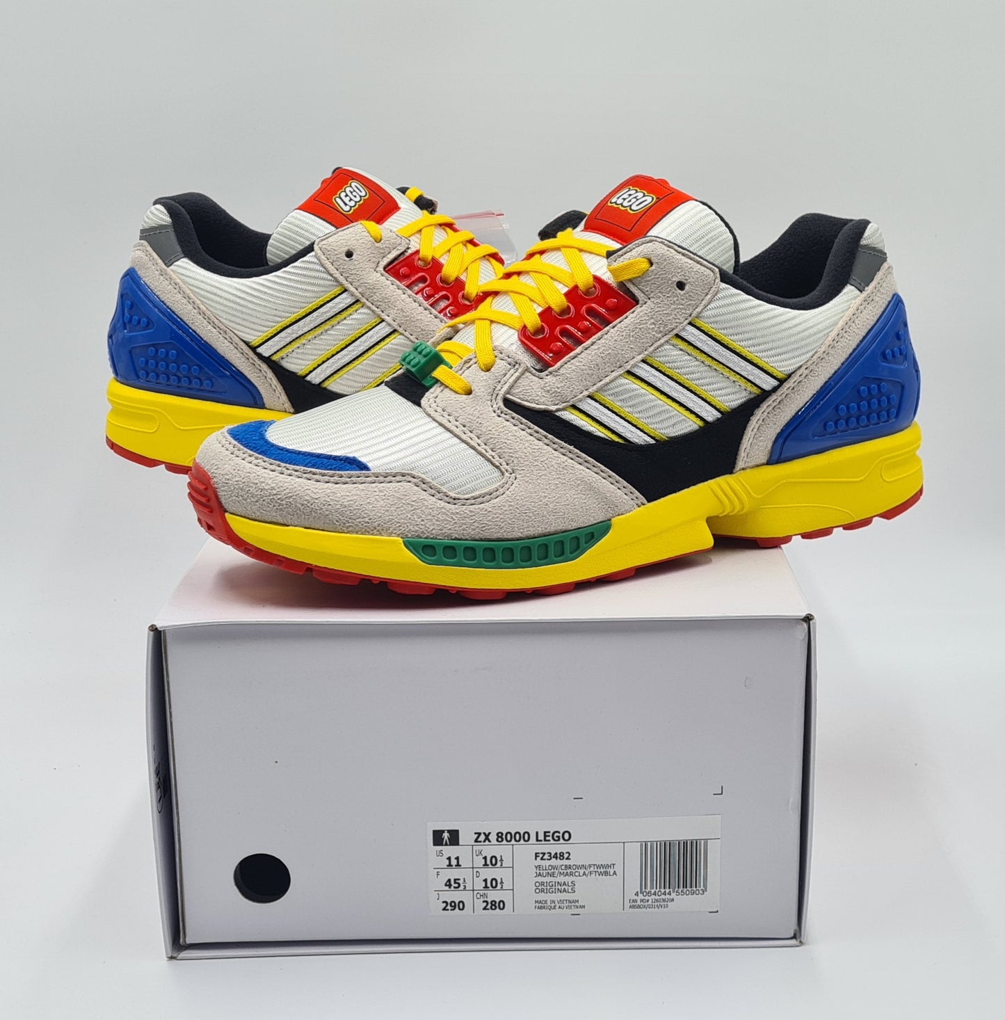 *NEU* 2020 Adidas ZX 8000 Lego | FZ3482 | Gr. UK 10,5 / EUR 45 1/3