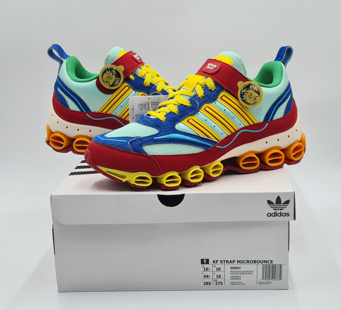 *WIE NEU* 2021 Adidas x Kerwin Frost Microbounce Strap Gr. UK 10 / EUR 44 2/3