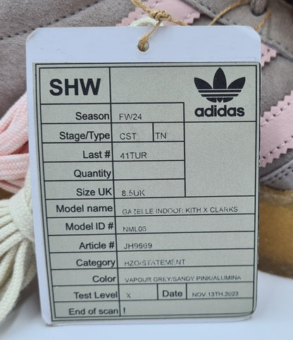 *NEU* 2024 Adidas 8th Street Gazelle Indoor Kith X Clarks Sample Gr. UK 8,5 / EUR 42 2/3