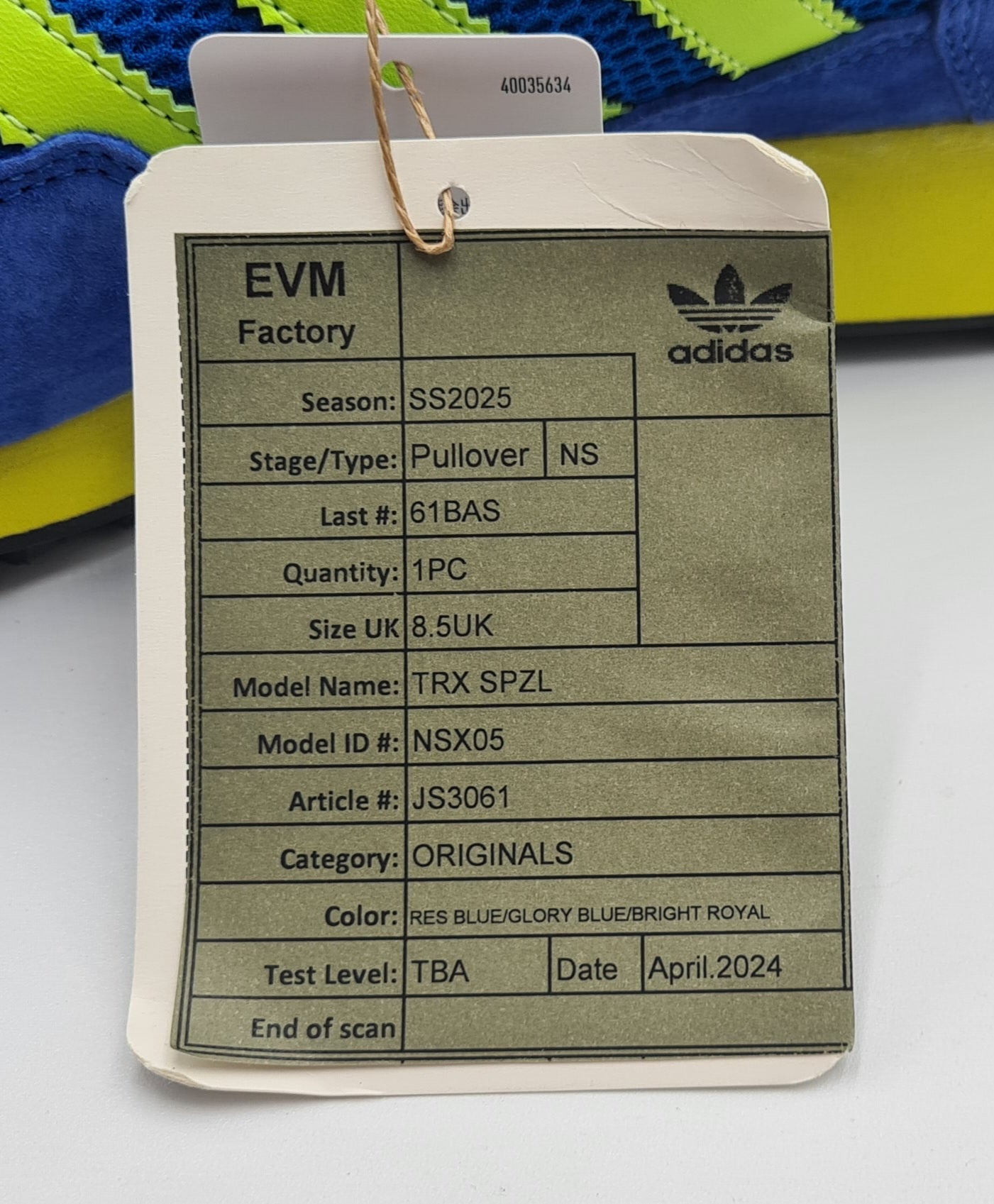 *NEU* 2025 Adidas TRX Mesh Spzl Sample Gr. UK 8,5 / EUR 42 2/3