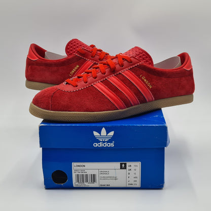 *NEU* 2010 Adidas London Retro 'Poppy Red' Gr. UK 10 / EUR 44 2/3
