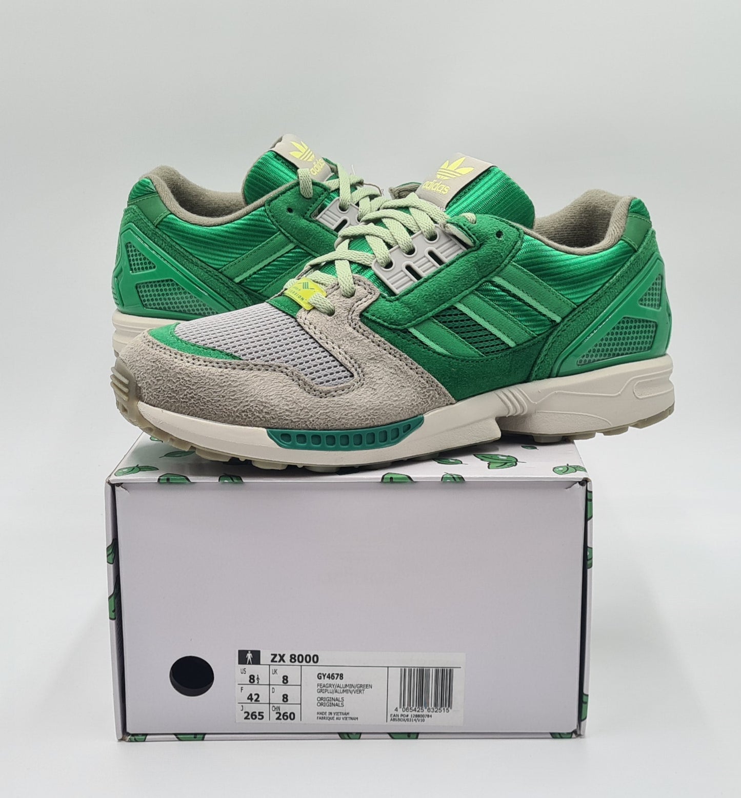 *NEU* 2021 Adidas ZX 8000 'Fresh Mint Tea' Gr. UK 8 / EUR 42
