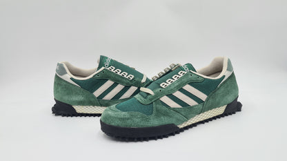 *NEW* Vintage 1991 Adidas Marathon TR 2 Green UK 10 / EUR 44 2/3