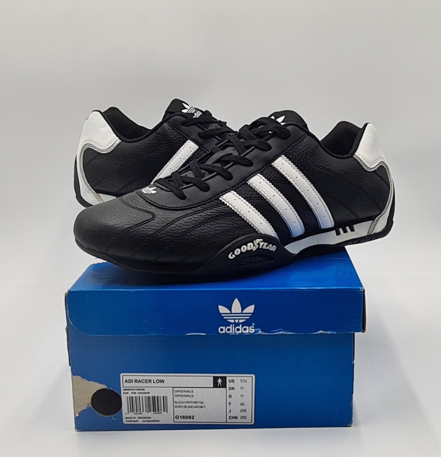 *NEW* 2012 Adidas Adi Racer Low Good Year Black UK 11 / EUR 46
