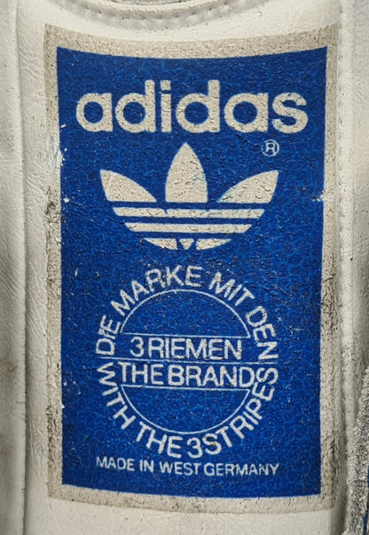 *TOP* Vintage 1970er Adidas Rekord 3 Riemen UK 10 / EUR 44 1/3