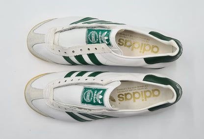 *NEU* Vintage 1980er Adidas Rom mit grünen Streifen UK 9 / EUR 43 1/3