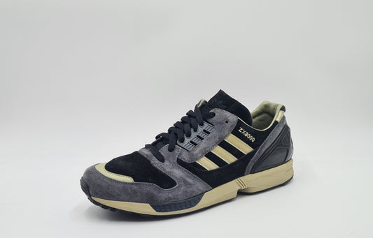 *TOP* 2005 Adidas ZX 8000 Schwarz - Gelb Gr. UK 12 / EUR 47 1/3