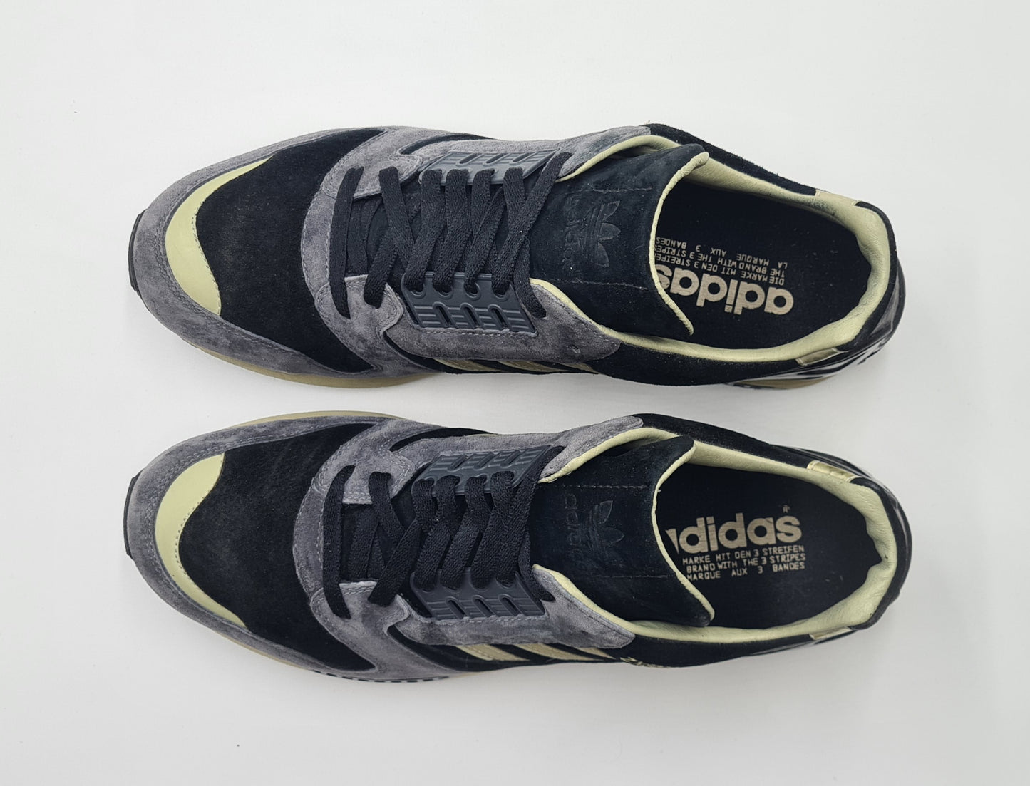 *TOP* 2005 Adidas ZX 8000 Schwarz - Gelb Gr. UK 12 / EUR 47 1/3