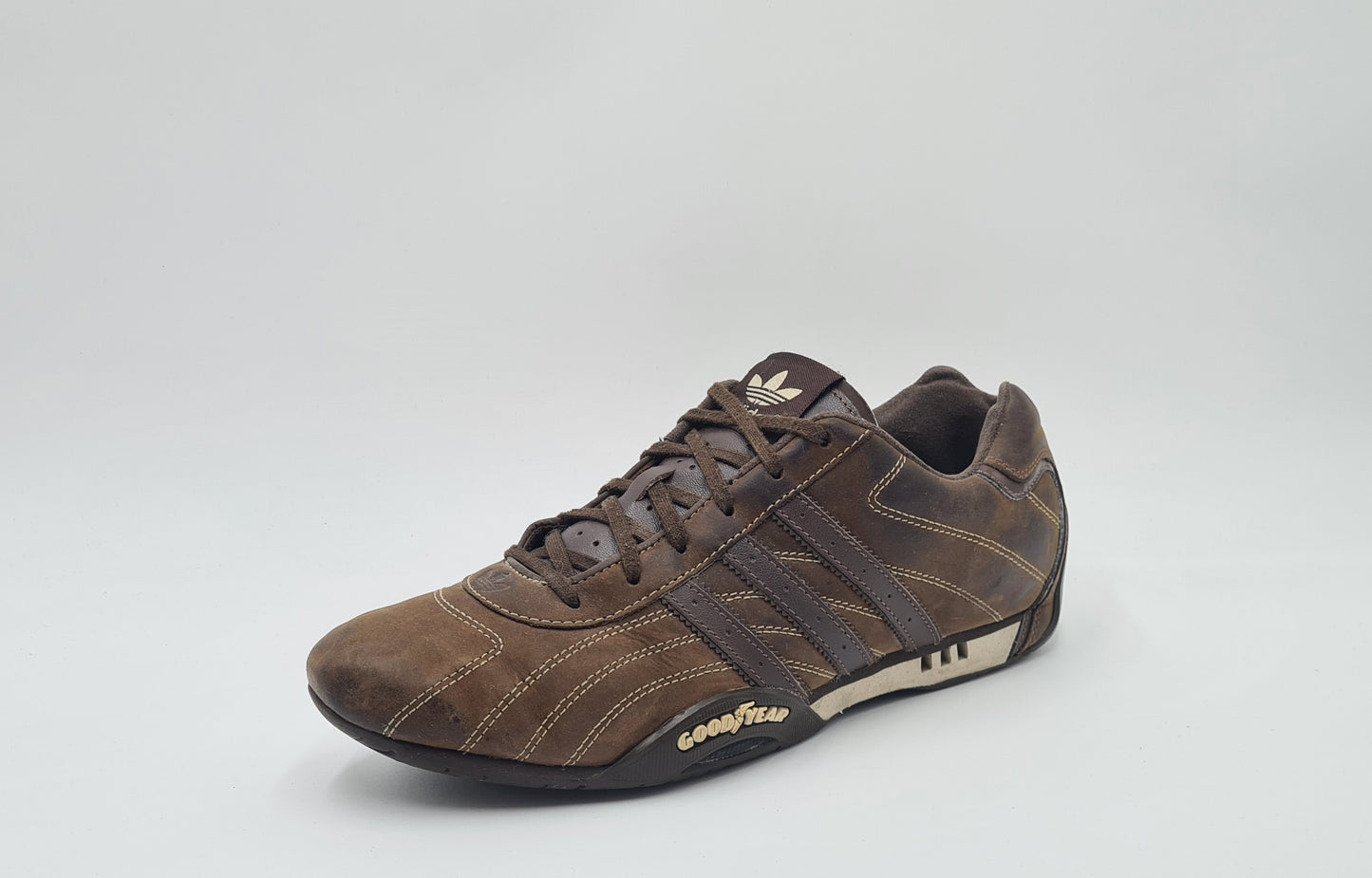 *Ordentlicher Zustand* 2008 Adidas Adi Racer Low Good Year Braun Gr. UK 8,5 / EUR 42 2/3