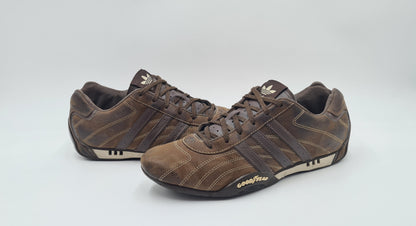 *Ordentlicher Zustand* 2008 Adidas Adi Racer Low Good Year Braun Gr. UK 8,5 / EUR 42 2/3