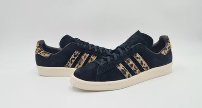 *NEW* 2012 Adidas Campus XLG Black Leopard Size UK 8.5 / EUR 42 2/3
