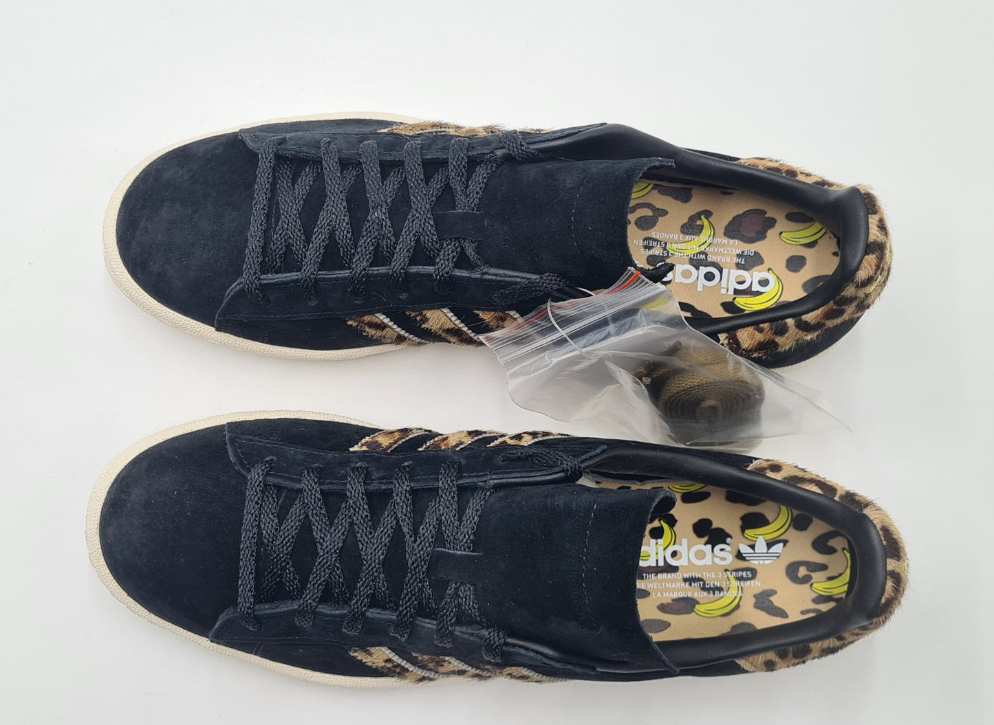 *NEW* 2012 Adidas Campus XLG Black Leopard Size UK 8.5 / EUR 42 2/3