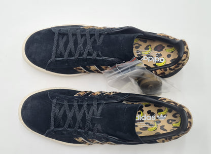 *NEW* 2012 Adidas Campus XLG Black Leopard Size UK 8.5 / EUR 42 2/3