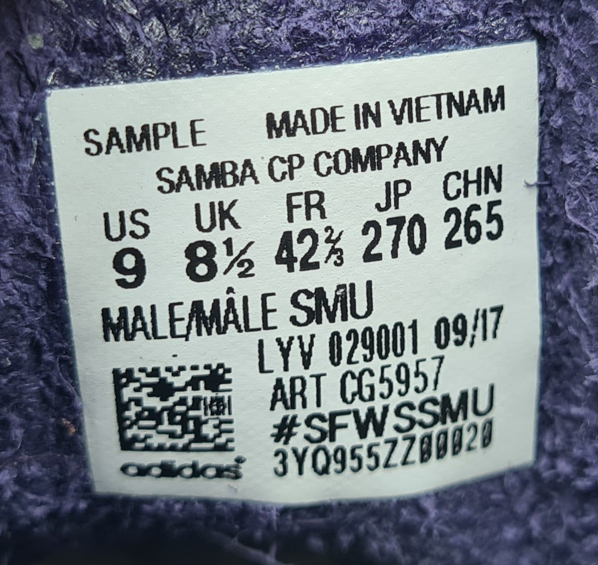 *WIE NEU* 2017 Adidas Samba CP Company Sample Massimo Osti Gr. UK 8,5 / EUR 42 2/3