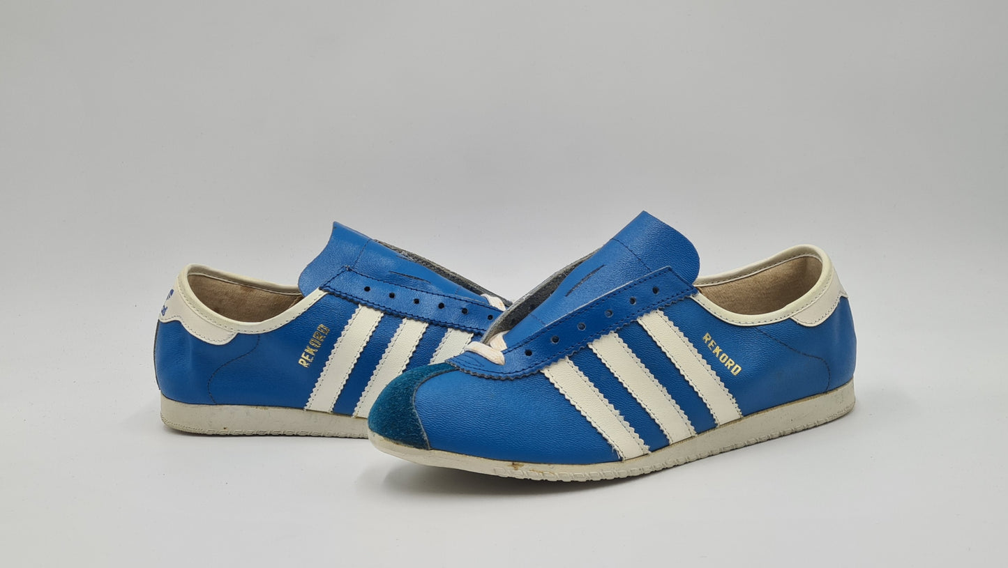 *NEU* Vintage 1980er Adidas Rekord Made in Roumania UK 6,5 / EUR 40