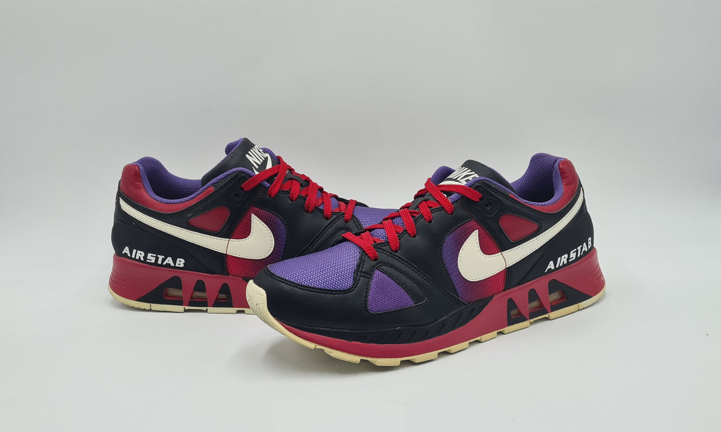 *VGC* 2008 Nike Air Max Stab Red UK 11 / EUR 46