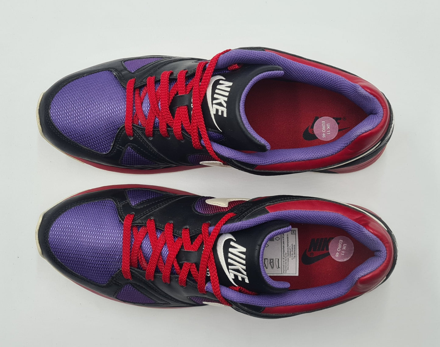 *VGC* 2008 Nike Air Max Stab Red UK 11 / EUR 46