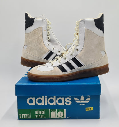 *NEU* Vintage 1980er Adidas Adimed Stabil UK 8 / EUR 42