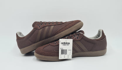 *NEW* 2013 Adidas Samba Hemp Retro Brown UK 10 / EUR 44 2/3