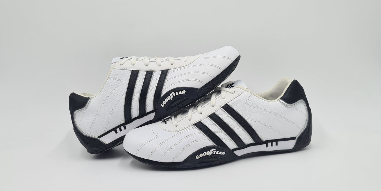 *LIKE NEW* 2012 Adidas Adi Racer Low Goodyear White UK 9.5 / EUR 44