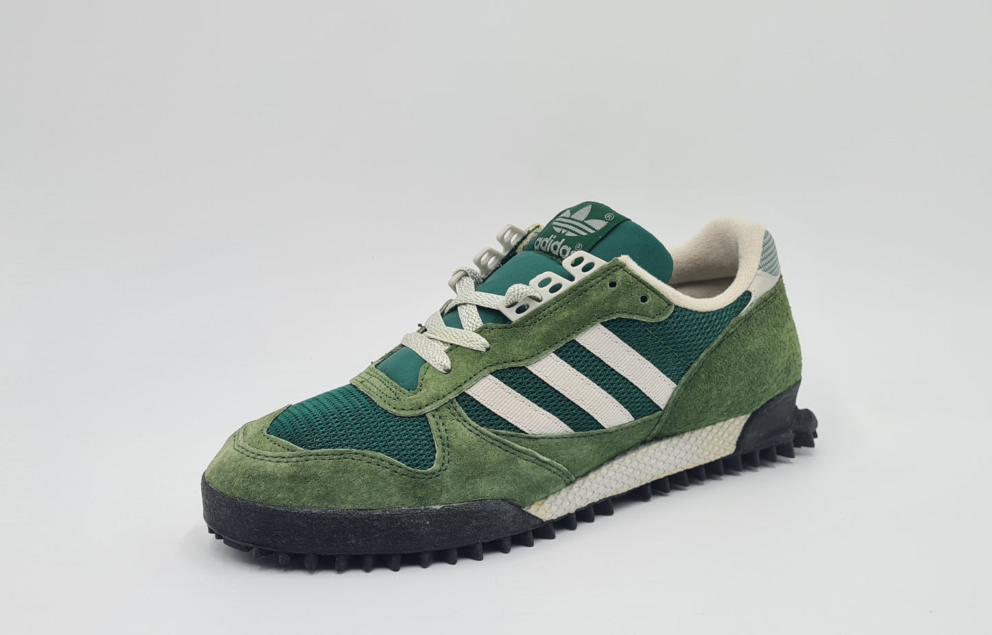 *NEW* Vintage 1991 Adidas Marathon TR 2 Green UK 9 / EUR 43 1/3