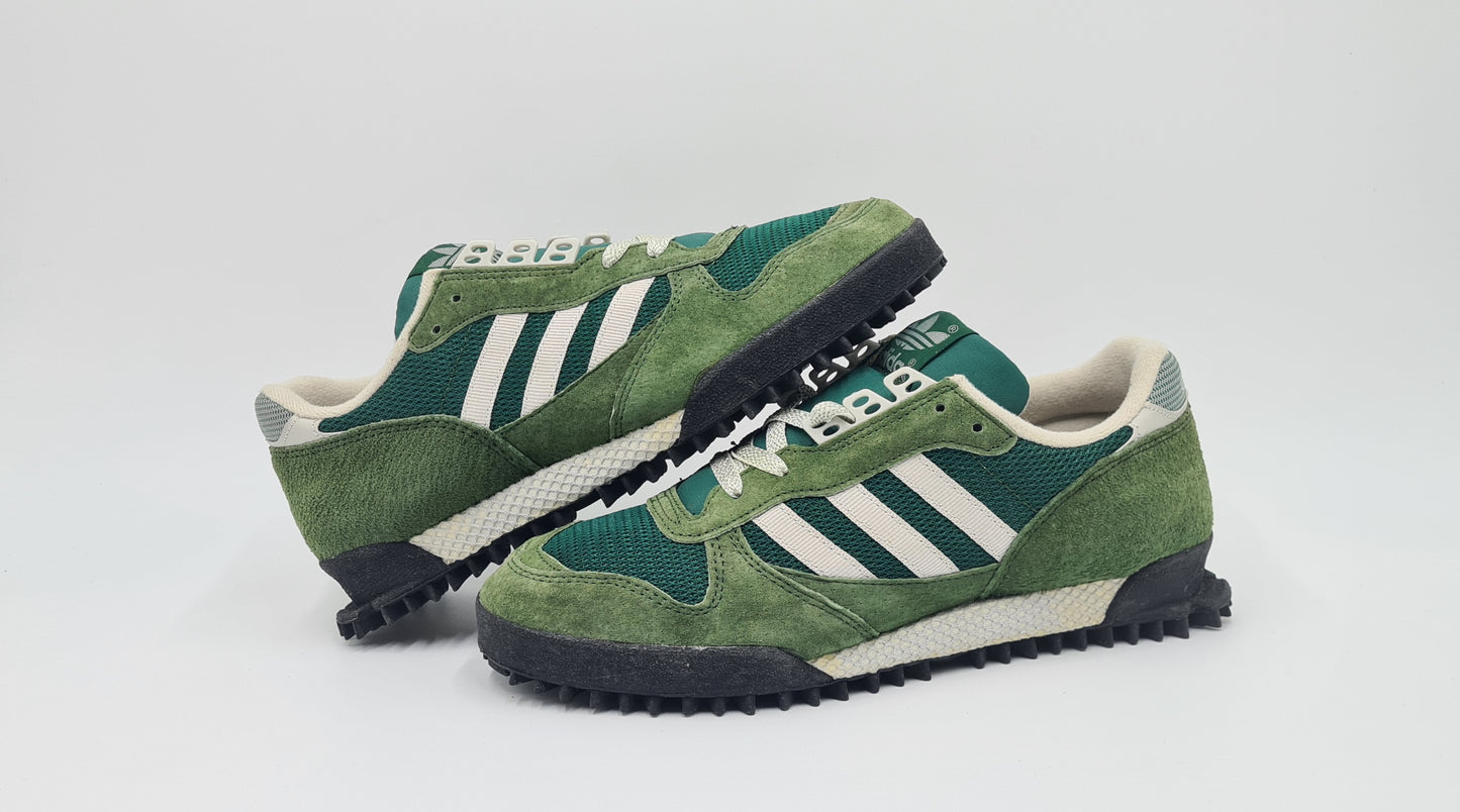 *NEW* Vintage 1991 Adidas Marathon TR 2 Green UK 9 / EUR 43 1/3