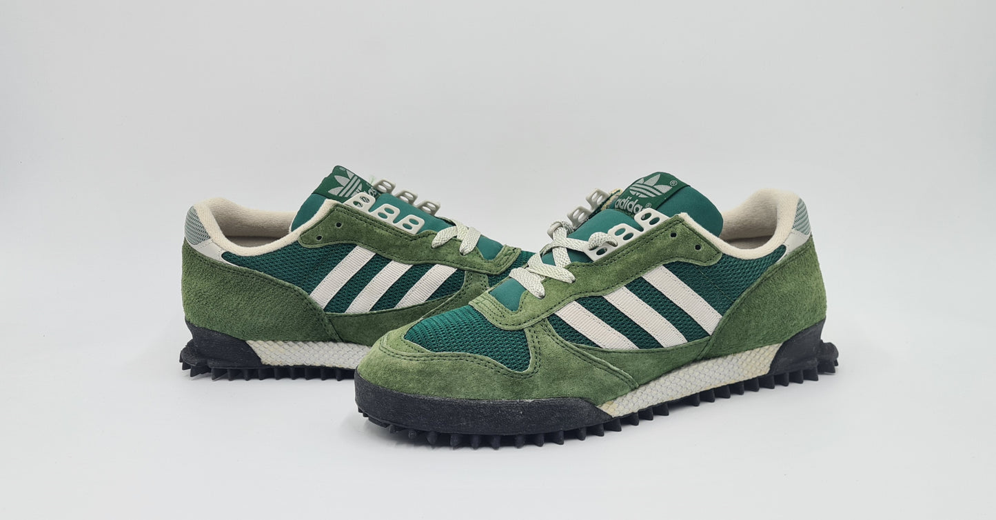 *NEW* Vintage 1991 Adidas Marathon TR 2 Green UK 9 / EUR 43 1/3