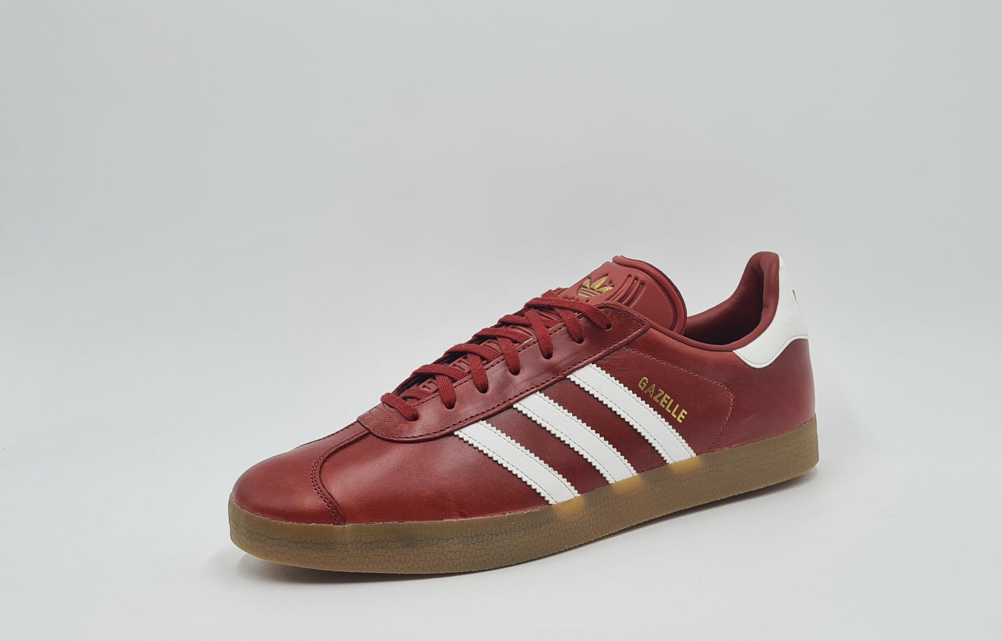 *WIE NEU* 2022 Adidas Gazelle Leder Rot Gr. UK 11,5 / EUR 46 2/3