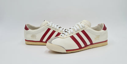 *WIE NEU* Vintage 1970er Adidas Vienna Yugoslavia 3 Riemen UK 10 / EUR 44 2/3