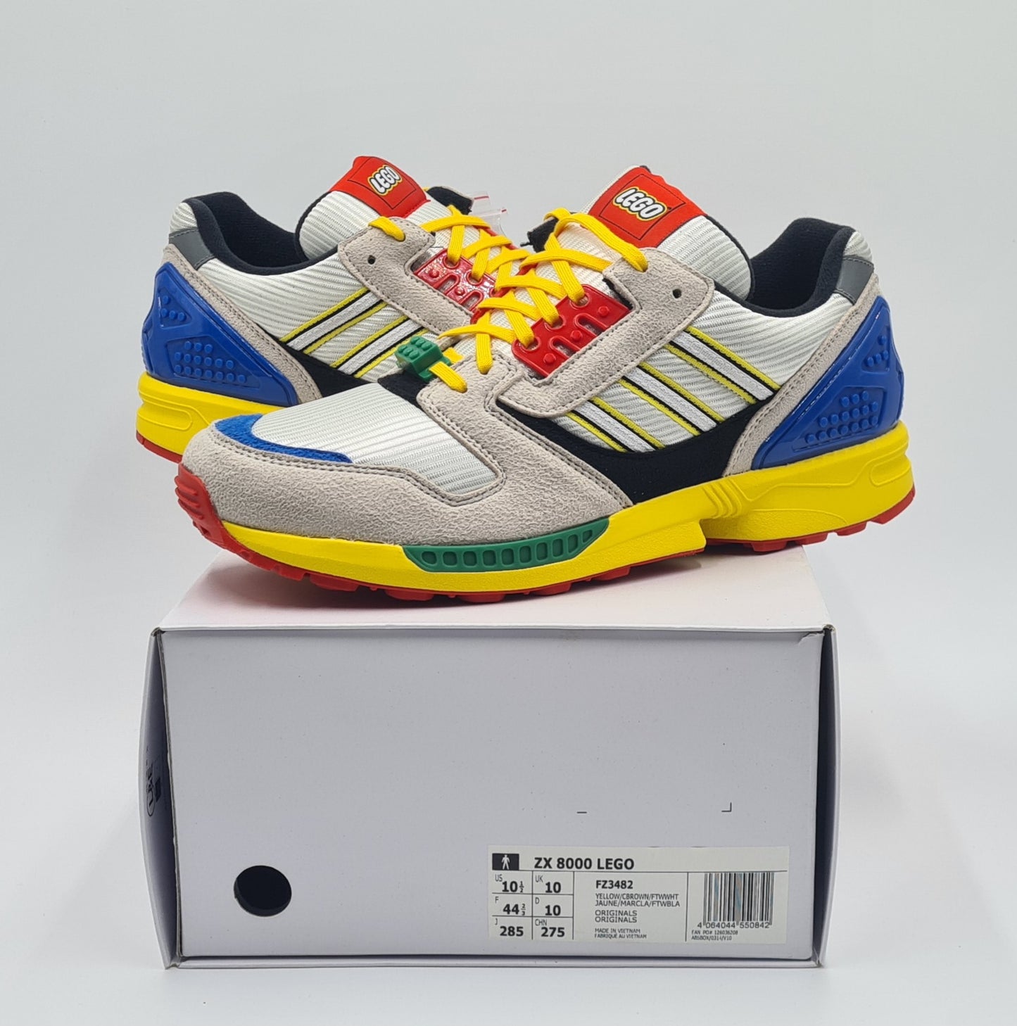 *NEU* 2020 Adidas ZX 8000 Lego | FZ3482 | Gr. UK 10 / EUR 44 2/3