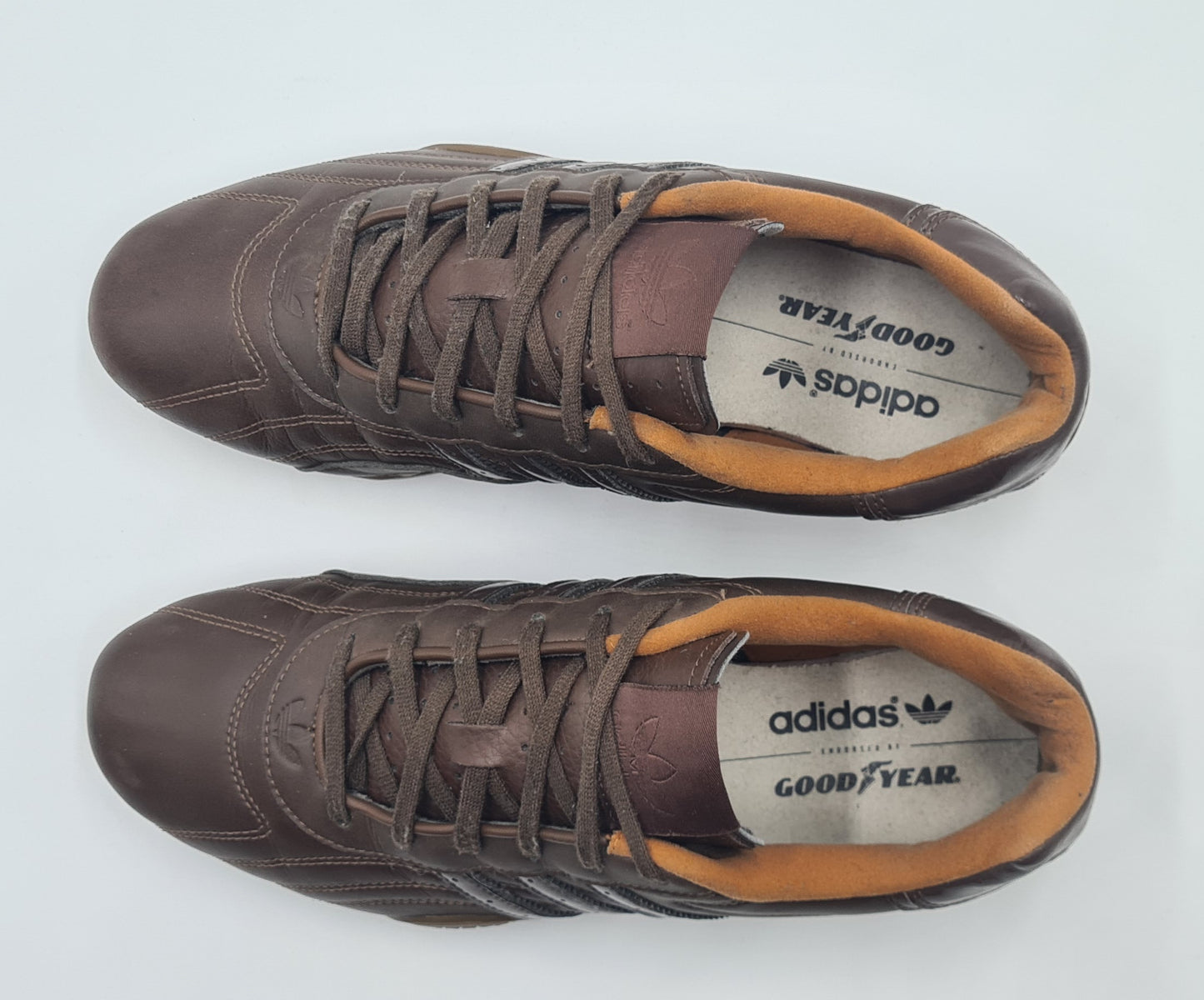 *FAST WIE NEU* 2012 Adidas Adi Racer Low Good Year Braun Gr. UK 9 / EUR 43 1/3