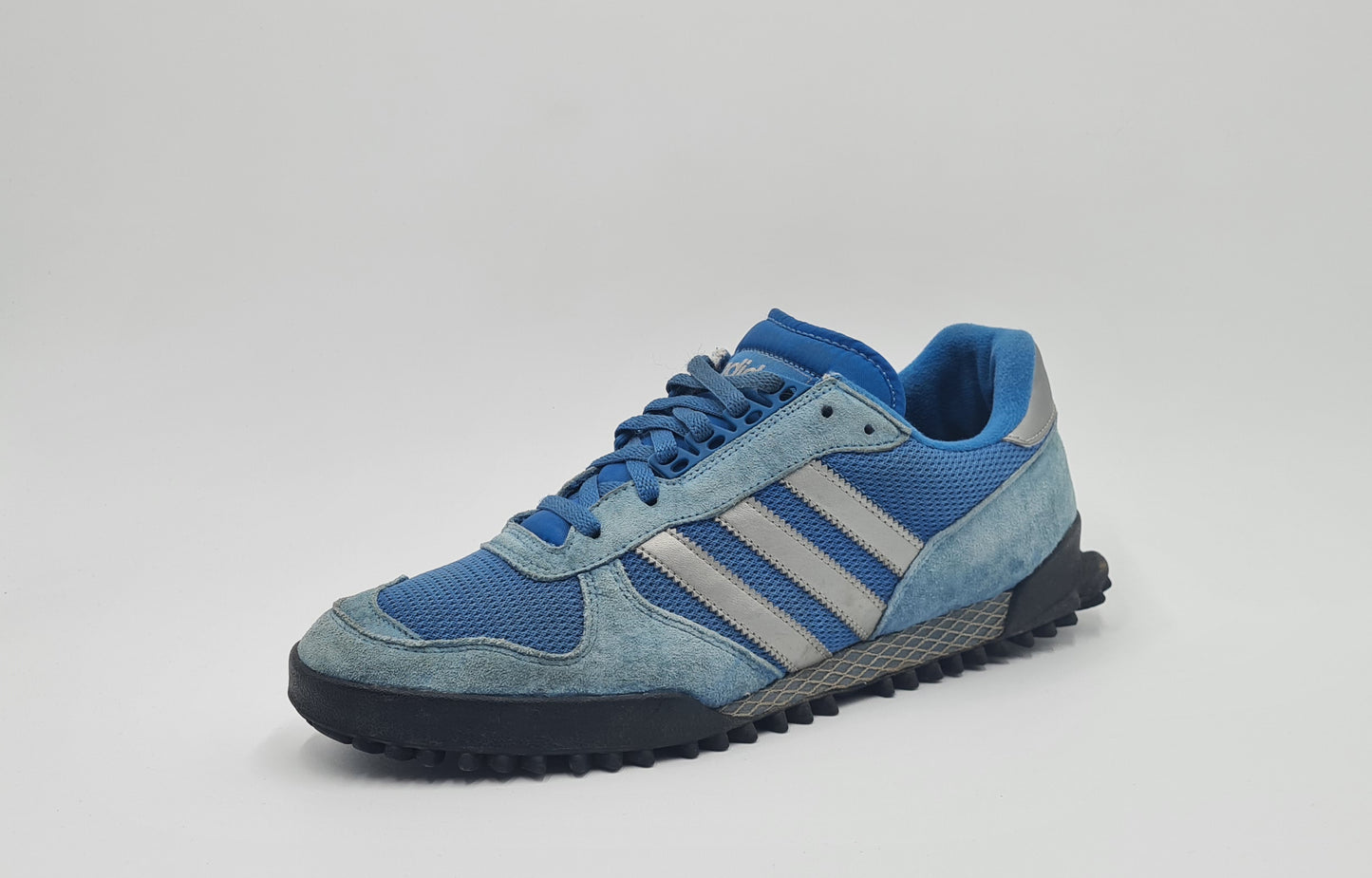 2009 Adidas Marathon TR Retro Blue-Silver UK 10.5 / EUR 45 1/3