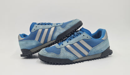 2009 Adidas Marathon TR Retro Blue-Silver UK 10.5 / EUR 45 1/3