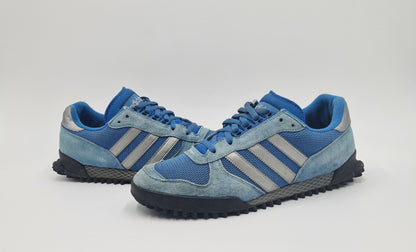 2009 Adidas Marathon TR Retro Blue-Silver UK 10.5 / EUR 45 1/3