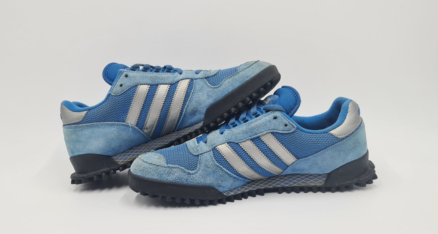2009 Adidas Marathon TR Retro Blue-Silver UK 10.5 / EUR 45 1/3