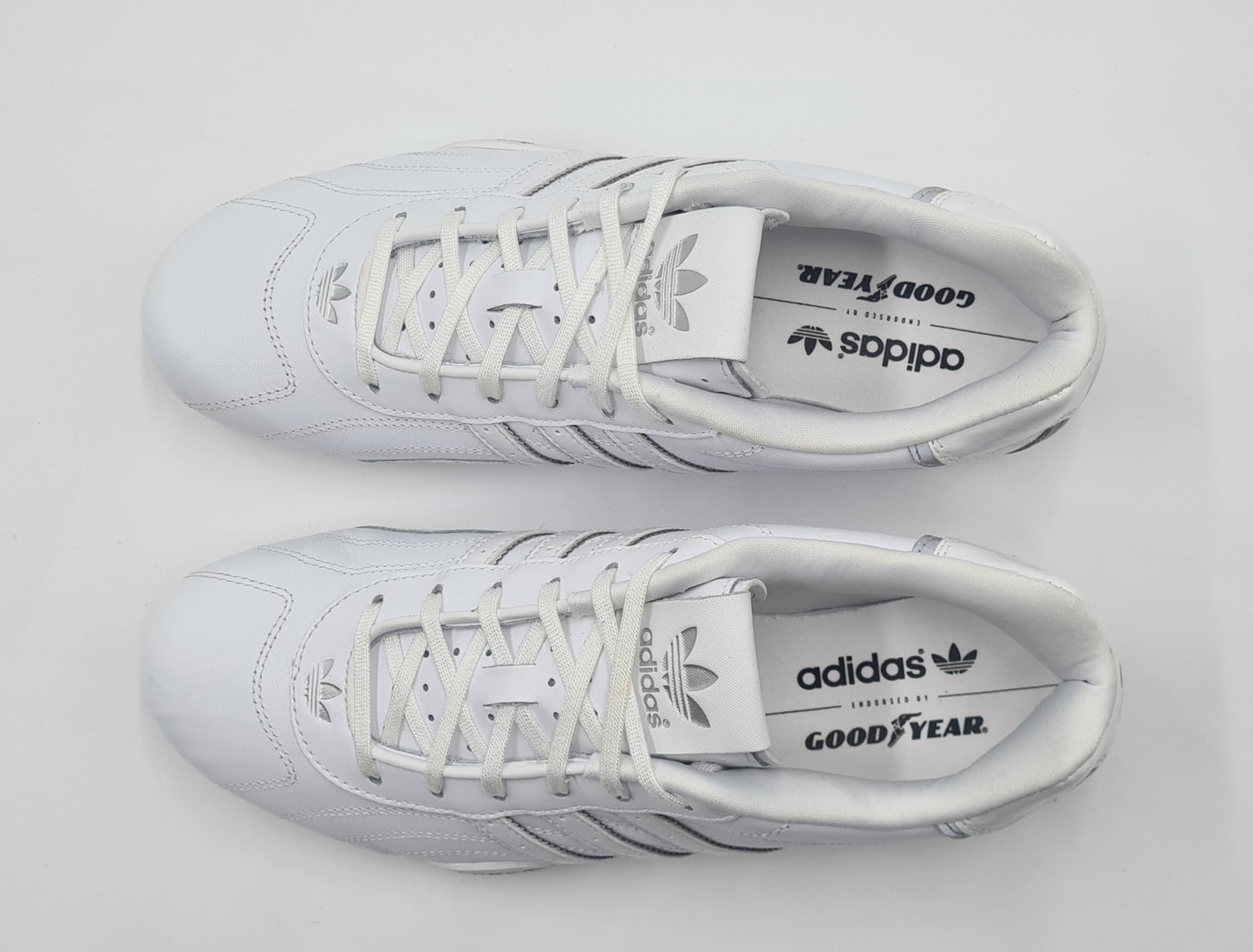 *LIKE NEW* 2010 Adidas Adi Racer Low Goodyear White UK 8.5 / EUR 42 2/3